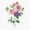 1pcs, variant on Roses Hydrangea Floral Art Vinyl Decal Sticker