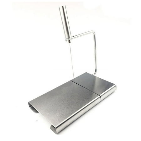 

Liveday Cheese Slicer Stainless Steel Wire Kitchen Cheese Food Slicer Cheese Cutting Serving Board