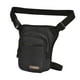 thumbnail image 3 of Bolsa para pierna, riñonera, bolsas impermeables con bolsillo para pierna y cadera, bolsa para muslo, riñonera para acampar, ciclismo, caminar, pescar Negro, 3 of 10