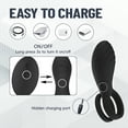 thumbnail image 5 of Obgado Vibrating Penis Ring Vibrator with Remote Control, Rechargeable Silicone Penis Rings with 10 Intense Vibration Modes, Adult Sex Toys Clitoral Massager for Male, 5 of 6