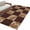 Brown, variant on Rectangle Area Rugs 3 x 5 Ft, Vintage Patchwork Non-Slip Residential Carpet, Western Brown Animal Texture Plaid Indoor Crawling Mats Runner Rugs for Living Room/Dining Room/Bedroom