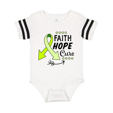 

Inktastic Faith Hope Cure Lymphoma Awareness with Arrow Gift Baby Boy or Baby Girl Bodysuit