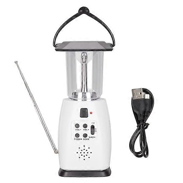 Hand Crank Radio Multi Charging Weather Alarm 1200mAh Phone Charger Emergency Radio with LED Light for Camping Hiking