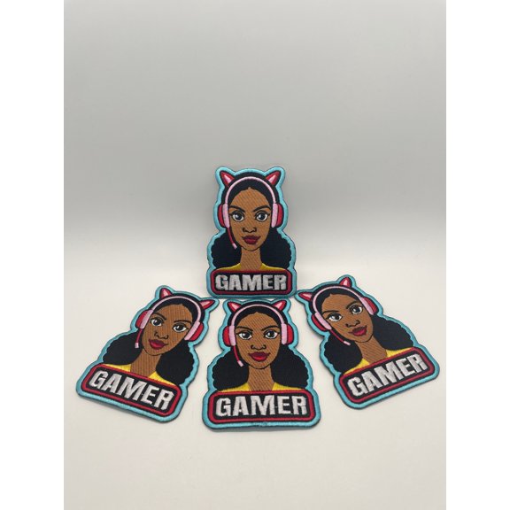 Prideful Patchez, Gamer, Iron on Patch, Gamer Patch, Sew On Patch, Embroidered Patch, Crafting, DIY, Appliqu