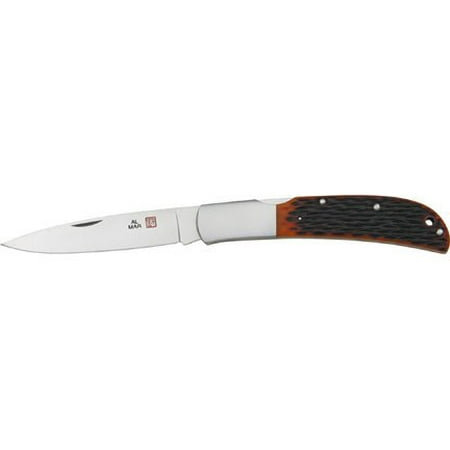 Eagle, Honey Jigged Bone Handle Multi-Colored