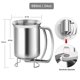 thumbnail image 5 of Monstrate Dispensador multifuncional de vertedor de panqueques de acero inoxidable para varios alimentos, dispensador de para panqueques Cocina y Comedor, 5 of 6