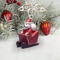 thumbnail image 3 of ufehgfjh My Order Santa Claus Christmas Deer Christmas Reindeer Sled Product Doll, 3 of 5