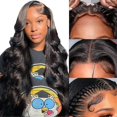 thumbnail image 1 of Wear and Go Glueless Wigs Human Hair 13x4 HD Lace Closure Body Wave 30inch, 1 of 5