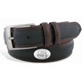 thumbnail image 1 of ZeppelinProducts NCS-BBLPS-BLK-36 NC State Concho Two Tone Leather Belt- 36 Waist, 1 of 1