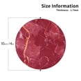 thumbnail image 3 of Disketp Abstract Red Marble Funny Coasters,6 Pcs Leather Coasters With Holder, Perfect Housewarming Hostess Gifts,Protect Furniture From Water Marks Scratch And Damage, 3 of 9