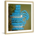 thumbnail image 3 of Marmont Hill "Blue Paddleboats" by Karolis Janulis Framed Painting Print, 3 of 5