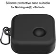 thumbnail image 5 of Funda Para Nothing Ear (2), Funda De Silicona Suave Tpu Ligera Funda Protectora A Prueba De Golpes Con Mosquetón Verde Oscuro, 5 of 5
