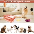 thumbnail image 7 of Pet Food Container, Cadrim Airtight Dog Food Storage Container with Lid, Collapsible Rice Container with Measure Cup, 13LB, Pink, 7 of 7