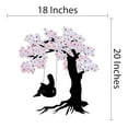 thumbnail image 4 of Cherry Blossom Tree Wall Art Decor-Decal Designs for Nursery Bedroom Decoration Floral Themed- Easy To Apply Vinyl Wall Decal - Art Removable Wall Sticker -Size 18" x 20"., 4 of 4