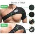 thumbnail image 4 of Shoulder Protector, Adjustable Breathable Sports Care Single Shoulder Support Back Brace Guard Strap Belt for Relieve Shoulders Pain (Color : Black), 4 of 7