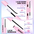 thumbnail image 4 of Kit de extensión de pestañas Newcally Natural Lash Clusters C Curl, 4 of 8