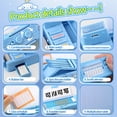 thumbnail image 2 of Sanrio Cinnamoroll Multifunction Pencil Case Large Capacity Pencil Box Coded Lock Students'Supply Children New Term Gift Genuine, 2 of 5