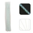 thumbnail image 2 of Limpiadores de tuberías de oropel iridiscente para manualidades, tallos de chenilla brillantes para proyectos de arte infantiles y decoraciones navideñas, 100 Uds., 2 of 7