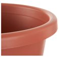 thumbnail image 7 of Gexandy 20 Inch Classic Durable Plastic Flower Pot Container Garden Planter with Molded Rim and Drainage Holes, Terra Cotta (4 Pack), 7 of 7
