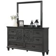 thumbnail image 3 of Rustic Gray Wood 6pc Eastern King Bedroom Set, 3 of 12