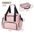 thumbnail image 2 of Bolsa de maquillaje BAFAMYE grande con 2 fundas extraíbles, color rosa, 2 of 6
