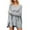 Gray, variant on Viikei Cardigan Sweaters for Women Plus Size Women V-neck Fashion Knit Solid Color Sexy Pullover Sweater