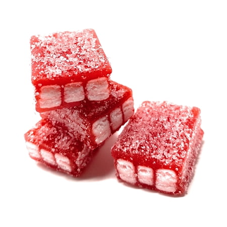 Dulcefina, Strawberry Bricks Licorice (3 Lbs)