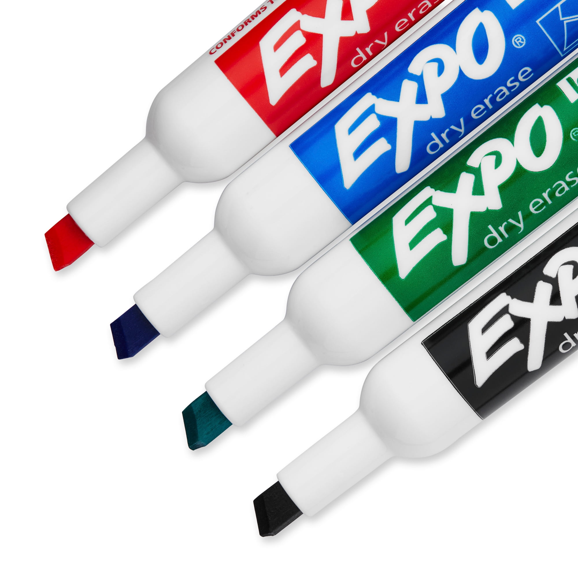 Expo 6pk Dry Erase Marker Starter Set With Eraser & Cleaner Multicolored :  Target