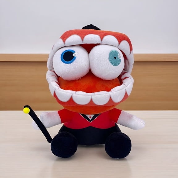 The Amazing Digital Circus Caine Magician Plush, Soft TADC Stuffed Doll Gift for Kids Fans