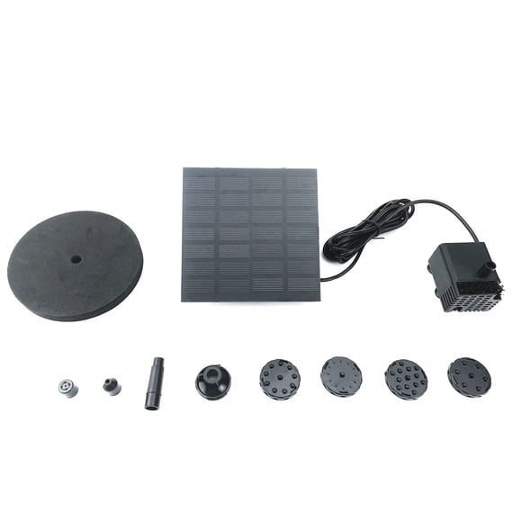 Labymos Solar Water Pump Birdbath Small Pond Garden Decoration Water-height 70cm DC30S-0710F