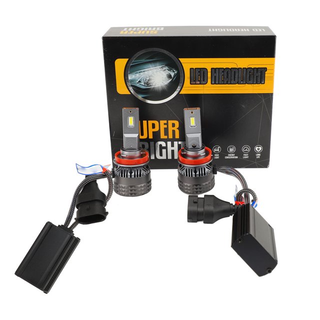 2 bombillas LED para faros delanteros 1 manual de usuario