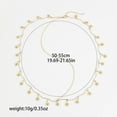 thumbnail image 4 of Golden Headpiece Hair Chain Hanging Small Bellis Perennis Head Chain Jewelry Bride Party Festival Birthday Gift For Women and Girls, 4 of 7