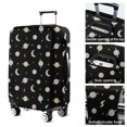 thumbnail image 5 of Black Planet Moon Pattern Luggage Cover Fashion Suitcase Cover Baggage Covers Fit 25-28 Inch Luggage (Go Travel), 5 of 5