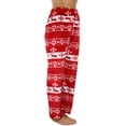thumbnail image 3 of ToBeInStyle Women's Winter Print Ankle Length Pajama Bottoms - Christmas Reindeers, 3 of 5