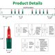 thumbnail image 4 of Luces navideñas LAMPHOME 100 rojas y verdes, 20 m, incandescentes, 4 of 7