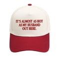 thumbnail image 2 of DailyChi Under $ 5 Men Women Baseball Cap Embroidery Fashion Stretchable Funny Trucker Hat Golf Dad Hat Sun Block Outdoor Sun Hat Watermelon Red,One Size, 2 of 3