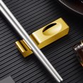 thumbnail image 3 of Paokuoon Stainless Steel Utensil Holder Chopstick Holder Stainless Steel Cutlery Holder Multi purpose Tableware Storage Rack Kitchen Organizer for Home Chopstick Rest Organizer, 3 of 7