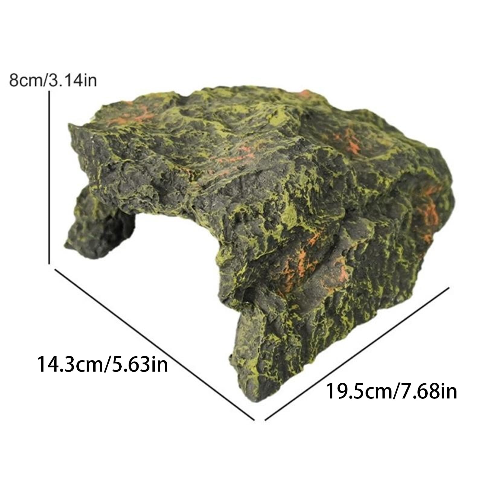 Aquariums Resin Shelter Cave Landscape Decoration Terrariums Basking Platform Reptiles Hideouts Cave Habitats Ornament