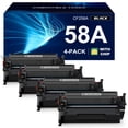 thumbnail image 1 of Cartucho de tóner ALLWORK 58A negro compatible con HP (paquete de 4), 1 of 6