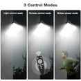 thumbnail image 4 of BlitzWill Waterproof 4000W Solar Street Lights 90000LM Motion Sensor Flood & Security Lights, Black, 4 of 9