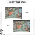 thumbnail image 2 of Rocae Rich Fish for Cosmetic Bags for Women Paper Reusable Cosmetic Bag Travel Toiletry Organizer Capacity Multipurpose Zipper Pouch, 2 of 8