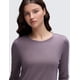 thumbnail image 5 of Remera CRZ YOGA de Algodón Pima, Cuello Redondo, Manga Larga, Morada XL, 5 of 6
