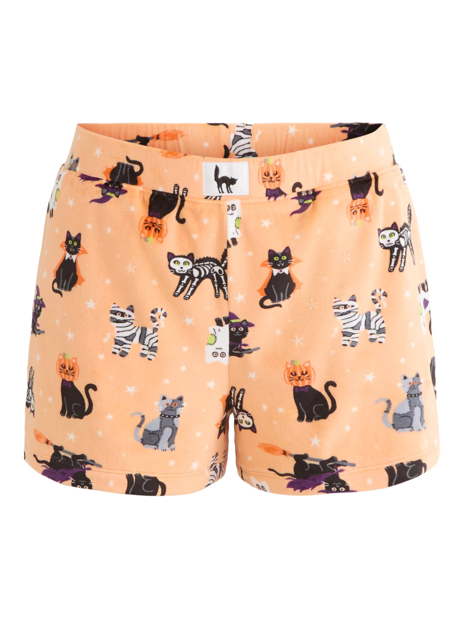 Halloween Women's Sleep Shorts from Way To Celebrate, 2-Pack, Sizes XS-3X