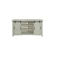 thumbnail image 4 of Martin Svensson Home Rustic Solid Wood Aspen TV Stand, Antique White, 4 of 9