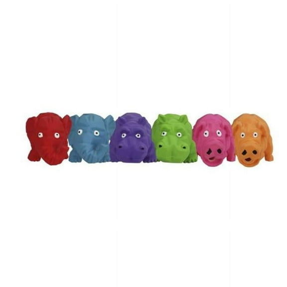 Multipet International 784369203707 4 in. Latex Origami Mini Pals Dog Toy - Assortment