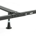 Rest Haven Metal Adjustable Bed Frame with Glides, Twin Cal King