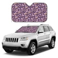 thumbnail image 4 of Bingfone Butterflies And Floral Car Windshield Sunshade,Sun Foldable Sun Shield Sun Visor for Car - Medium, 4 of 8