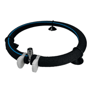 Blue Diamond Pumps 8 in Ring Bubbler Air Diffuser Circular Oxygen Concentrator Helps Create a Healthy Environment in Your Aquarium Reservoir Fish Tank or Hydroponic Bucket System, 3 Suction Cups