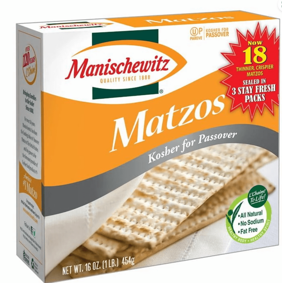 (2 pack) Manischewitz Original Matzos, 10 oz