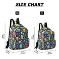 thumbnail image 3 of Robots Aliens Travel Laptop Backpack Casual Daypack Lightweight Bookbag Compartment for Business, 3 of 7